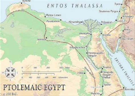 -Map of Ptolemaic Egypt (© Ancient World Mapping Center, 2003 ...