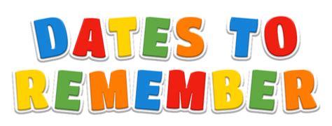 Dates to remember clipart clipartxtras png - Clipartix