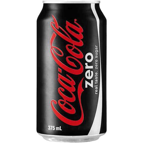 Coca-cola Zero Can 375ml single | Woolworths