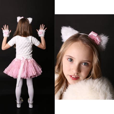 Pink Cat Costume for Kid Cat Costume for Girl Kid and - Etsy