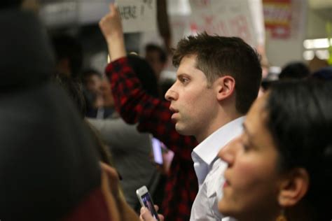 Y Combinator's Sam Altman At Airport Protest: This May Be A Defining ...