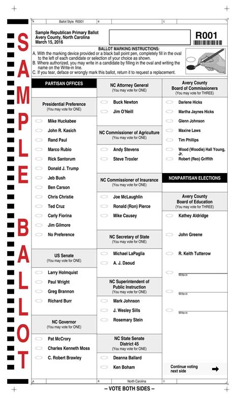 Texas Republican Primary 2024 Sample Ballot - Image to u