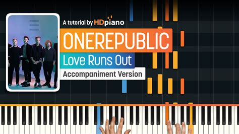 Love Runs Out by OneRepublic Piano Tutorial | HDpiano