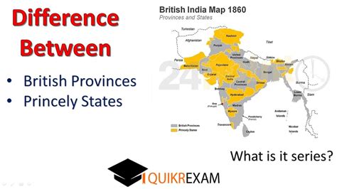 What is the Difference Between Province and states in British India || Quikr Exam - YouTube