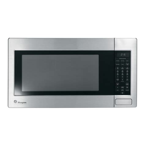 GE MONOGRAM ZE2160SF MICROWAVE OVEN OWNER'S MANUAL | ManualsLib