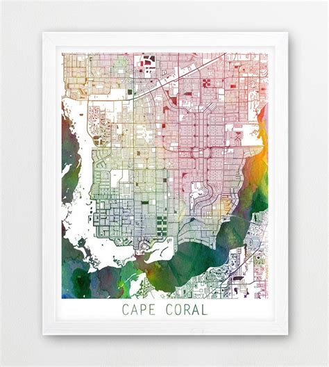 Street Map Of Cape Coral Florida - Printable Maps