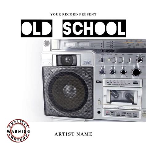 old school Mixtape/Album Cover A Template | PosterMyWall