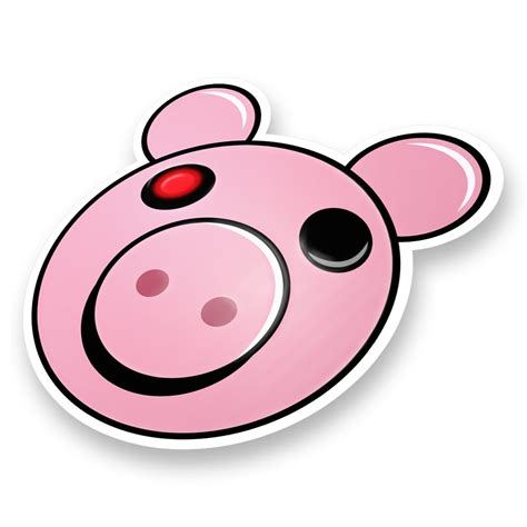 PIGGY - Piggy Face Jumbo Sticker (One 5" Wide Sticker) – EpicDrops.com