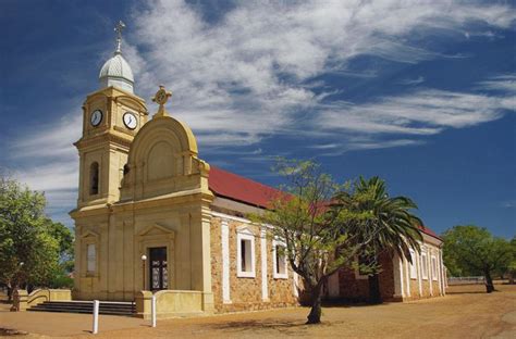 The Abbey church of New Norcia in Western Australia. This is the resting place of Dom Rosendo ...