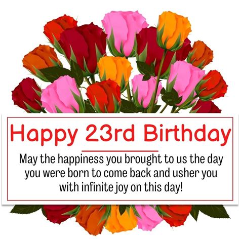 Happy 23rd Birthday Cards and Funny Images