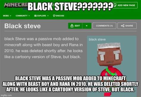 BLACK STEWED MOBS COMMUNITY PREXPLORE @oiscuss Black steve Breor II comments( II o@ sHane black ...