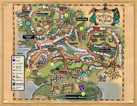 Festival Map – Kansas City Renaissance Festival