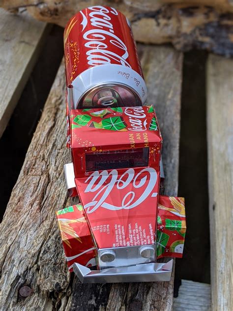 Recycled Tin Can Model: Coke / Coca-cola Truck | Etsy