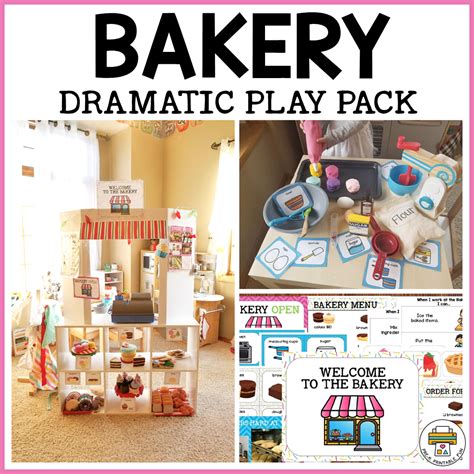 Bakery Dramatic Play Free Printables