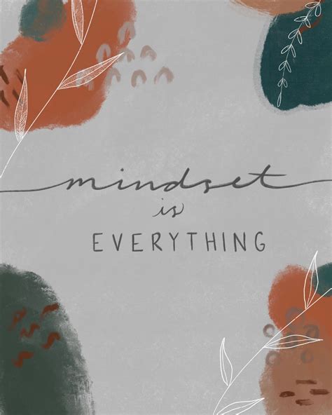 Mindset is Everything Digital Print Download - Etsy