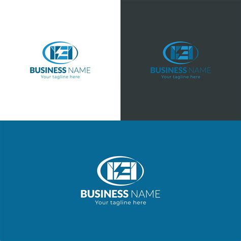 IEI Iconic Business logo design vector Illustration 10557340 Vector Art ...