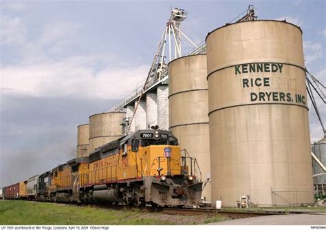 UP 7901 southbound at Mer Rouge, Louisiana. April 10, 2004.