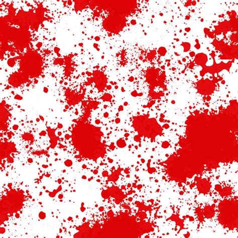 Red Blood Splatter