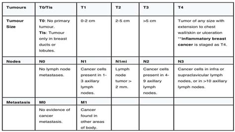 Tnm classification of breast carcinoma