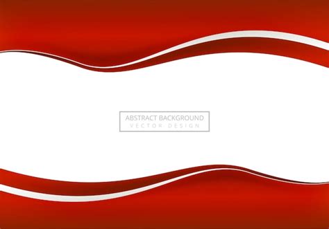 Elegant Red Business Wave Background - Free Vector Template - HD Stock ...