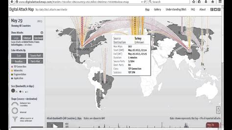 Digital attack map - YouTube