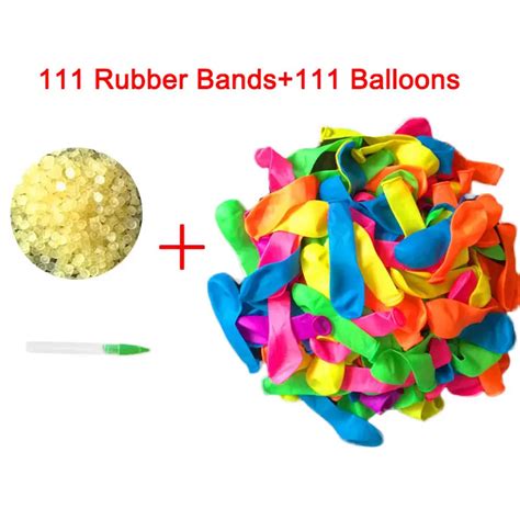 111Pcs Funny Water Balloons Toys Magic Summer Beach Party Outdoor Filling Water Balloon Bombs ...