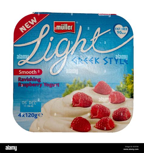 Muller Light Greek Style Yogurts Stock Photo - Alamy