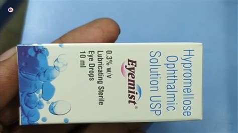 Eyemist eye drops | Hydroxypropyl methylcellulose Eye drop | Eyemist Eye drop Uses benefits ...