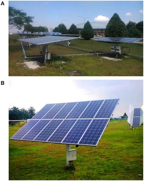 Installed two types of photovoltaic array in UPM. These two of PV ...