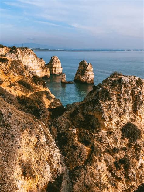 Algarve Coast and Beaches in Portugal Stock Image - Image of dona, marinha: 175042125