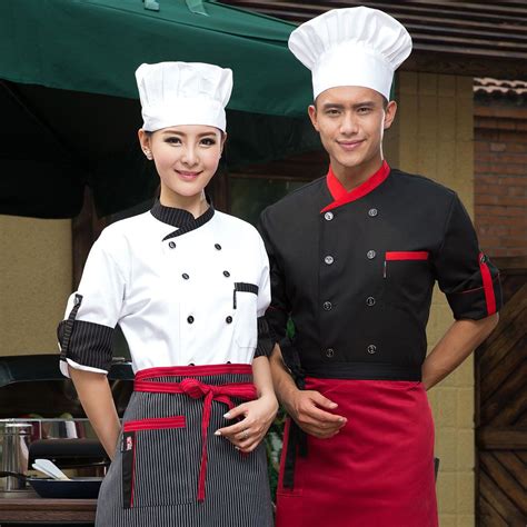 New Classic Cook suit short-sleeve white chef jacket cheap chef uniform ...