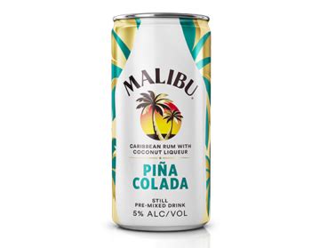 Malibu's new piña colada in a can is perfect for the beach