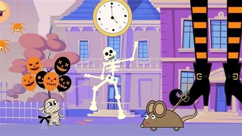 Hickory Dickory Dock Halloween | Nursery Rhyme for Kids in English | Toys and Songs 🎃 - YouTube