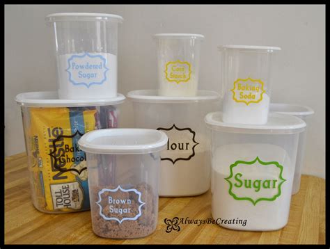 Always Be Creating: Canister Labels