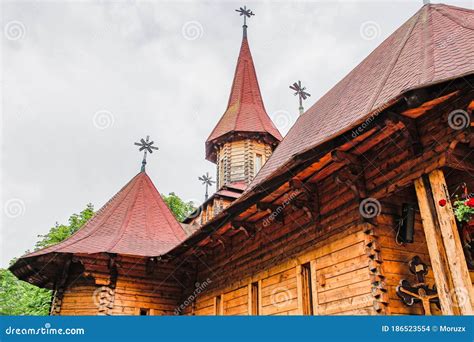 Close Up Architectural View of Sfantu Gheorghe Church in Oltenita City, Romania Stock Photo ...