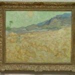 'Wheatfield With A Reaper' by Vincent van Gogh in Amsterdam ...