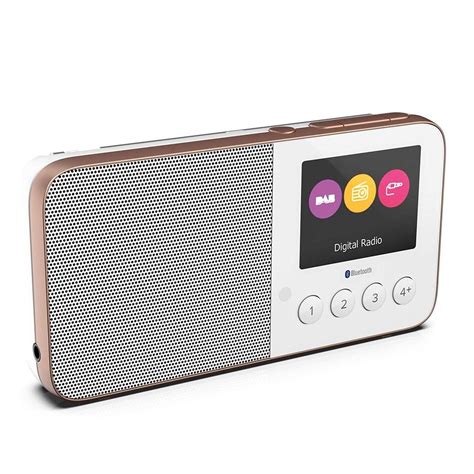 Pure MOVE T4 Pocket Rechargeable Personal DAB Radio Portable Bluetooth White | Electrical Deals