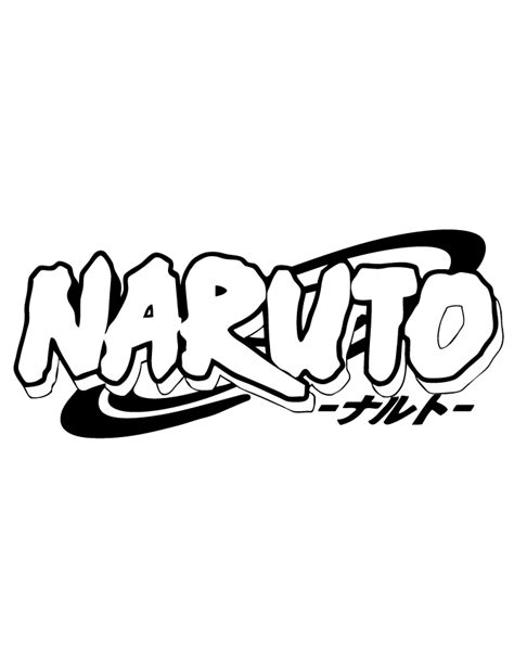 Naruto Logo Coloring Page | Tatuagem do naruto, Tatuagens originais ...