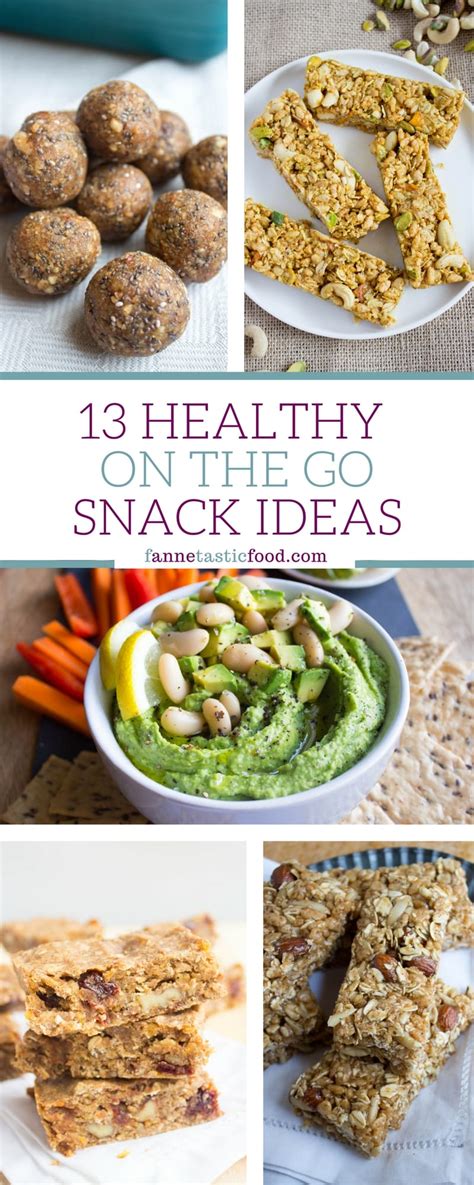 13 Healthy On the Go Snack Recipes - fANNEtastic food