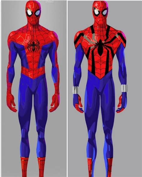 Peter parker suit in spider man into the spiderverse – Artofit