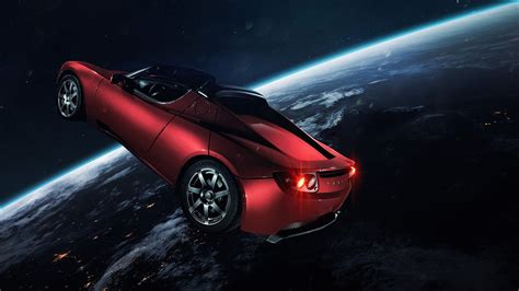 Elon Musk Tesla Roadster in Space Wallpapers | HD Wallpapers | ID #26712