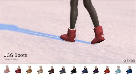 UGG Boots Classic Mini by Paulean R | Sims 4 cc shoes, Sims 4 toddler, Sims