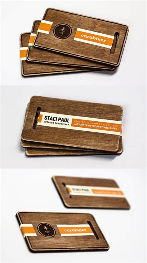 5 perfectly carved wooden business card designs | Creative Bloq