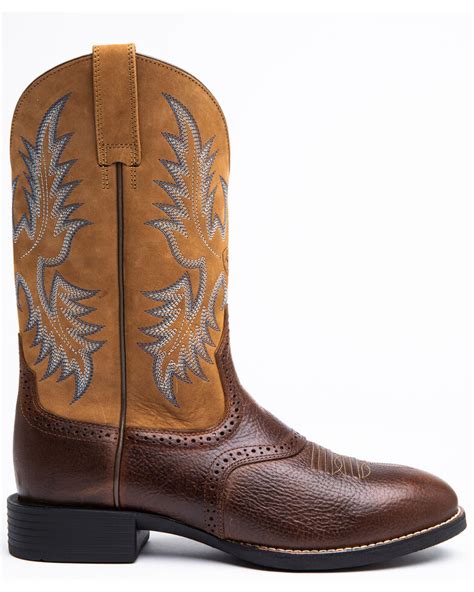 Ariat Barrel Brown Stockman Cowboy Boots - Round Toe | Boot Barn