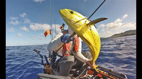 Kayak Fishing on Guam: Mahi from Hobie Pro Angler 14 (HD) - YouTube