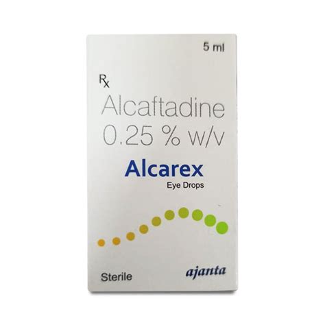 Alcarex Eye Drop 5ml_Ajanta Pharma Ltd - FITBYNET.COM