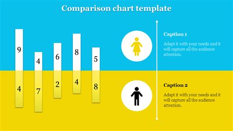 Try This Comparison Chart Template PowerPoint-Two Node
