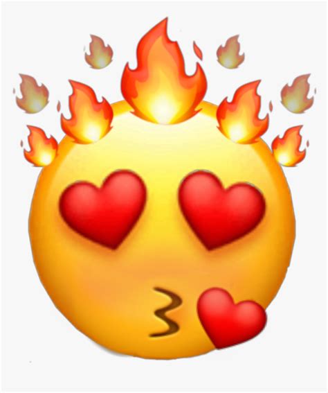 #sexy #love #emoji #heart #hearteyes #fire #freetouse - Fire Emoji Png, Transparent Png - kindpng
