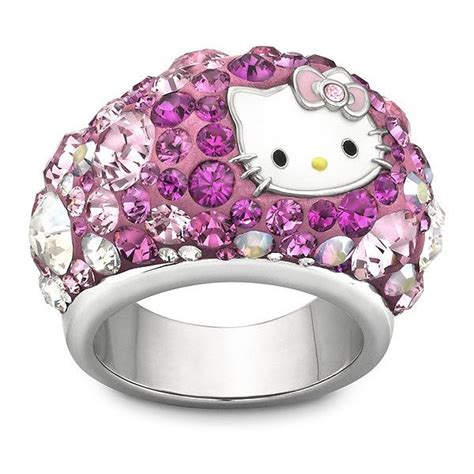 Swarovski Hello Kitty Small Chic Ring | Swarovski hello kitty, Hello kitty jewelry, Hello kitty