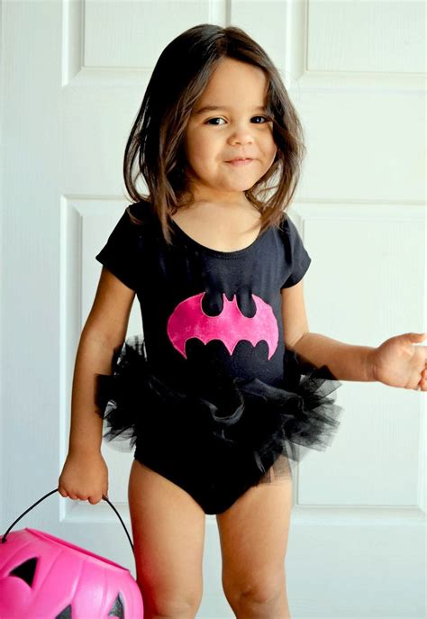 Bat Girl Tutu Bodysuit Superhero Costume Toddler Baby Girl Halloween ...